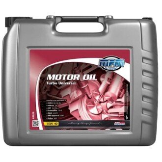 Моторное масло Turbo Universal 15W-40, 20 л - MPM 02020