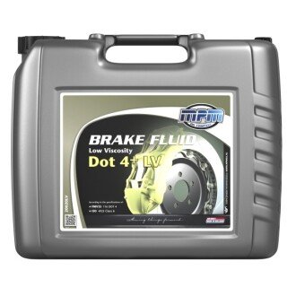 Рідина гальмівна Brake Fluid Low Viscosity Dot 4+ LV, 20л - MPM 20020LV