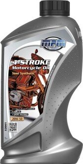 Масло для мотоциклов 4-Stroke Motorcycle Oil 20W-50 Synthetic 1 л. - MPM 52001