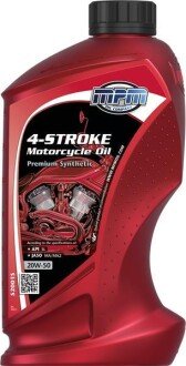 Масло для мотоциклов 4-Stroke Motorcycle Oil 20W-50 Premium Synthetic 1 л. - MPM 52001S