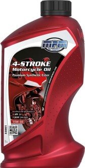 Масло для мотоциклов 4-Stroke Motorcycle Oil 15W-50 Premium Synthetic Esther 1 л. - MPM 55001