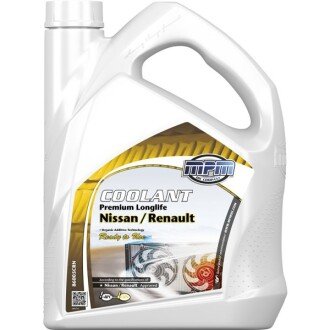 Антифриз Premium Longlife Renault-Nissan -40°C жовтий 5л. - MPM 86005CRN