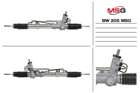 Рейка с Г/У BMW 3 E-46 1998-2005 - (32131094927, 32131095165, 32131096107) MSG BW205