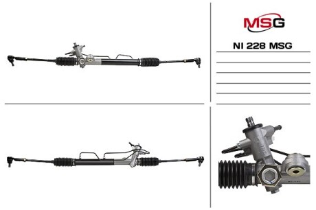 Рульова рейка (з ГПК) Almera 06-12 - MSG NI 228