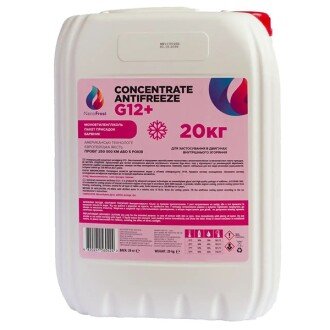 Антифриз-концентрат Concentrate Antifreeze G12+ -80°C розовый, 20л - NANOFROST 4820241560424 (фото 1)