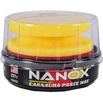 Твердый воск Carnauba Paste Wax, 227мл - NANOX NX8305