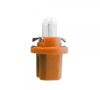 Лампа розжарювання Bax 8.5d orange 12V 1W 17019CP (1 шт.) - NARVA 17019