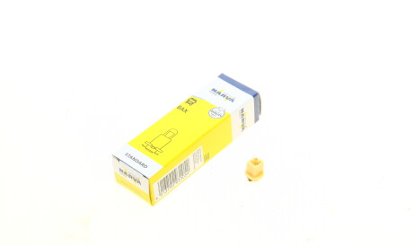 Автолампа 24V 1.2W BAX EBSR4 (Жовта) - NARVA 170223000