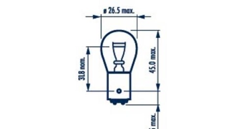 Фото 4 - Автомобільна лампа NARVA 179183000