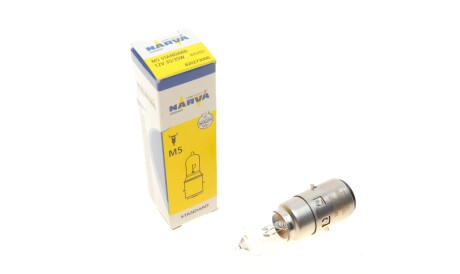 Автолампа M5 12V 35/35W BA20d Standard (Moto) - NARVA 420273000