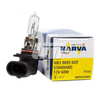 480053000 Лампа HB3 12V 60W P20d HALOGEN - NARVA 48005