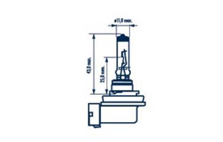 480783000 Лампа H11 LONG LIFE 12V 65W PGJ19-2 LONG LIFE - NARVA 48078