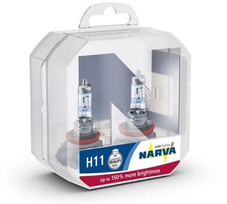 Галогенна лампа Range Power 150 H11 12V 55W PGJ19-2 481012100 (2шт) - (7701049263) NARVA 48101