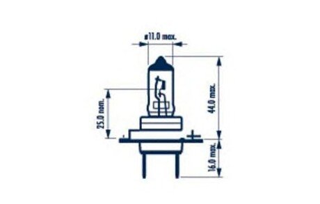 Лампа розжарювання H7 12v 55w Px26d - NARVA 48328B1