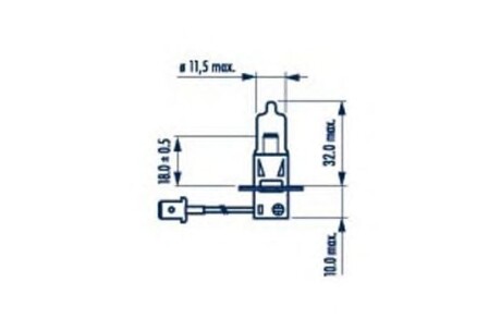 487003000 Лампа H3 24V 70W PK22s HD - NARVA 48700