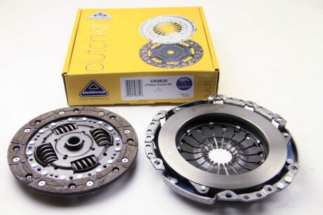 Комплект зчеплення Fiesta 1.4 TDCi 01-08 (210mm) - (1423908, Y40216490A, 1575332) National CK9830