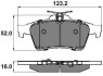 Гальмівні колодки зад. Connect/Focus II//Citroen C5/Saab 9-3 01- (ATE) - (bpyk2648zb, c2y32648zb, 1233679) National NP2020 (фото 1)