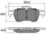 Гальмівні колодки зад. Connect/Focus II//Citroen C5/Saab 9-3 01- (ATE) - (bpyk2648zb, c2y32648zb, 1233679) National NP2020 (фото 2)