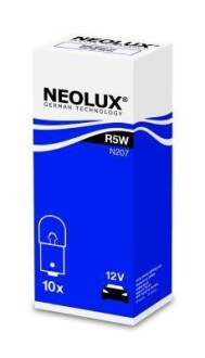 Автолампа R5W BA15s 5 W белая - NEOLUX N207