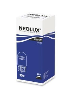 Автолампа W21/5W W3x16q 2 W прозрачная - NEOLUX N580