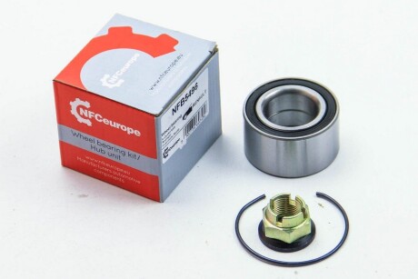 Підшипник маточини перед. Renault Clio 91-04/R19 88-96/Rapid 86-98/Twingo 96- - NFC EUROPE NFB5496 (фото 1)