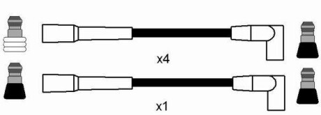 Фото 2 - Провід високовольтний NGK 0778