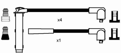 Фото 3 - Провод высоковольтный NGK 0890