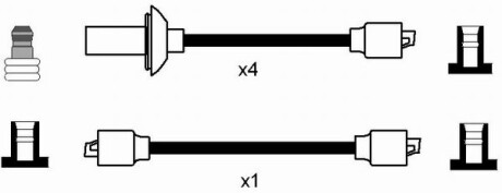 Фото 3 - Провод высоковольтный NGK 0948