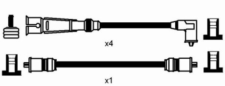 Фото 3 - Провод высоковольтный NGK 2565