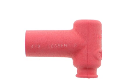 Наконечник свічки запалювання (червоний) (90°/14mm) (LB05EMH-R) - NGK 8160
