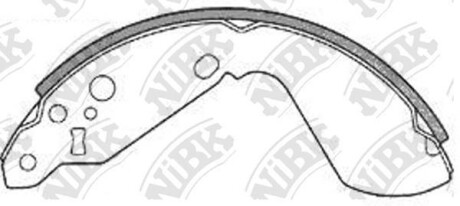 Колодки барабанные Vitara 90-98 16v - NiBK FN9942