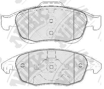 Колодки передние - NiBK PN0471