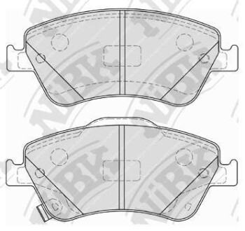 Колодки передние Auris/Corolla - NiBK PN1834