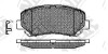 Комплект гальмівних накладок, дискове гальмо - NiBK PN25000 (фото 1)