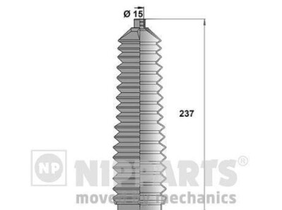 Пыльник рулевой тяги - NIPPARTS J2840304