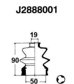 Пыльник шруса - NIPPARTS J2888001