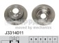 Диск тормозной - (42510SP0000, 42510SPX000, 42510SX0000) NIPPARTS J3314011 (фото 1)