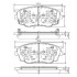 Комплект тормозных колодок, дисковый тормоз - (gjyc3328z, g2yd3328z, gjya3323za) NIPPARTS J3603055 (фото 1)