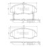 Комплект тормозных колодок, дисковый тормоз - (06450S0KJ01, 06450S3NJ00, 06450SEAJ00) NIPPARTS J3604051 (фото 1)