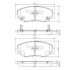 Комплект тормозных колодок, дисковый тормоз - (45022S9A000, 45022S9AA00, 45022S9AA01) NIPPARTS J3604061 (фото 1)