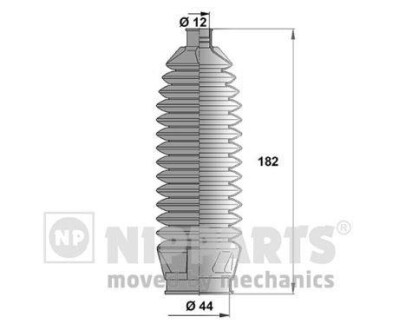 Пильовик рульового механізму - NIPPARTS N2854010