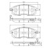 Комплект тормозных колодок, дисковый тормоз - (d10601KA1A, 410600V090, 4106015E90) NIPPARTS N3601099 (фото 1)