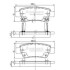 Комплект тормозных колодок, дисковый тормоз - (43022SWWG01, 43022SWWG02, 43022SWWG03) NIPPARTS N3614019 (фото 1)