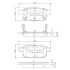 Комплект тормозных колодок, дисковый тормоз - (5580068L00000, 5580068L00, 5580061M00) NIPPARTS N3618002 (фото 1)