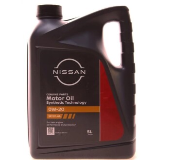 Олива моторна 0w20 5L - ((002790WQTE)) NISSAN KE90090144