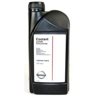 Антифриз-концентрат Coolant Concentrate L255N -80°C зелений, 1л - NISSAN KE90100035