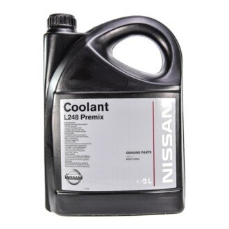 Антифриз Coolant L248 Premix -38°C зелений, 5л - NISSAN KE90299945