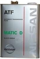 Олива трансмісійна ATF Matic Fluid D, 4л. - (999MPAA100P) NISSAN KLE2200004 (фото 1)