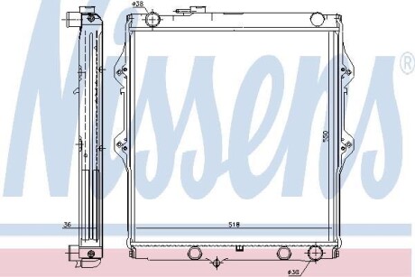 Радиатор 3,0 TD - NISSENS 646848