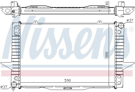 Радіатор охолодження - NISSENS 65536A